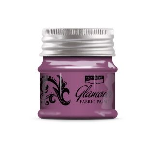 Farba na textil Glamour 50ml - Ružovostrieborná.