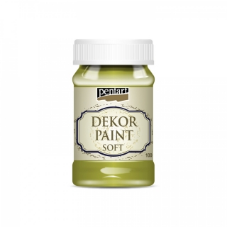 Dekor Paint Chalky - kriedová farba 100ml -  Žltkastá zelená.