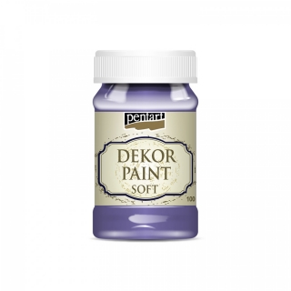 Dekor Paint soft - kriedová farba 100ml -  Fialová.