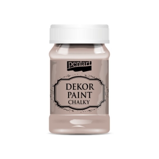 Dekor Paint Chalky - kriedová farba 100ml -  Vintage hnedá.