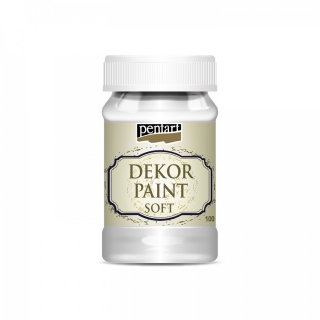 Dekor Paint soft - kriedová farba 100ml -  Biela