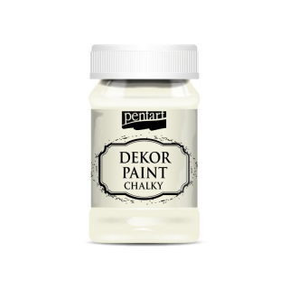 Dekor Paint Chalky - kriedová farba 100ml -  Krémová biela.